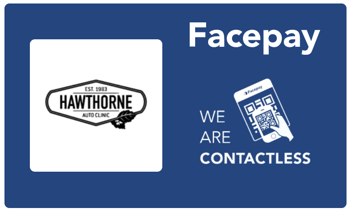 Original website photograph: facepay we are contactless